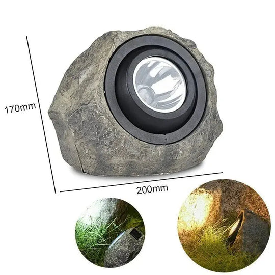 StoneSolar Light - Stone Sun Panel Lights