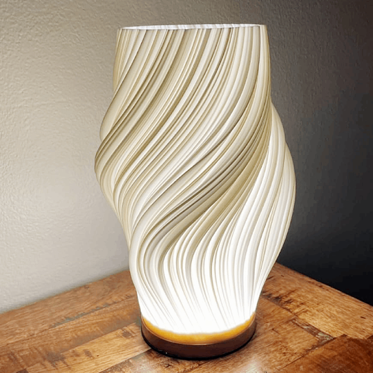 French Cream 3D Desk Lamp