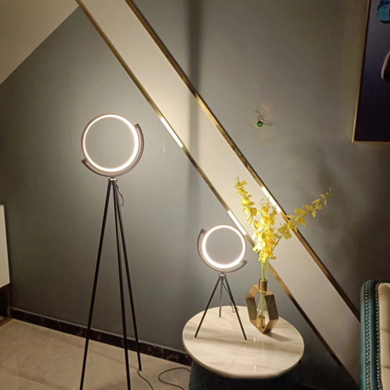 Nordic Halo Floor Lamp