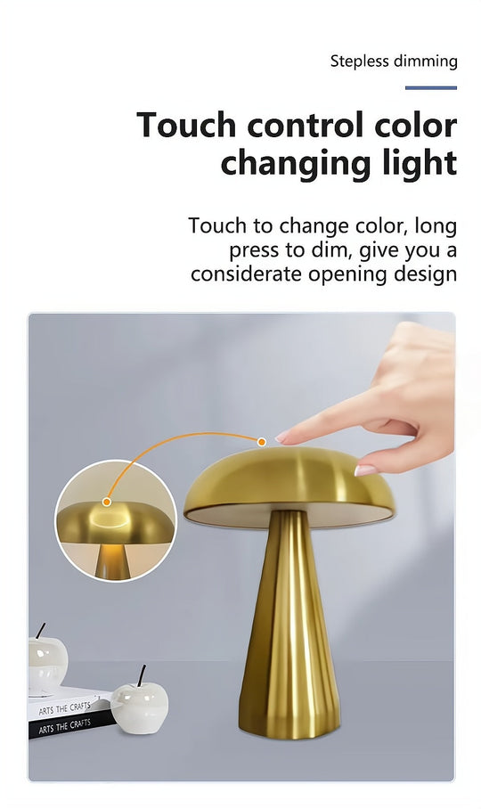 Cordless Table Lamp - Hotel Style Dimmable Table Lamp