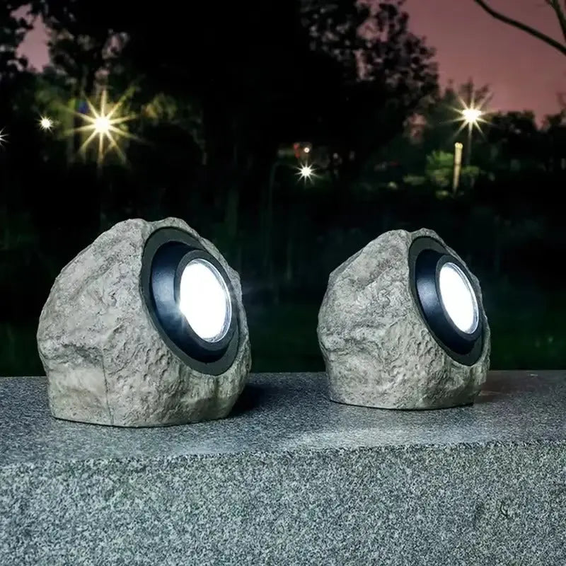 StoneSolar Light - Stone Sun Panel Lights