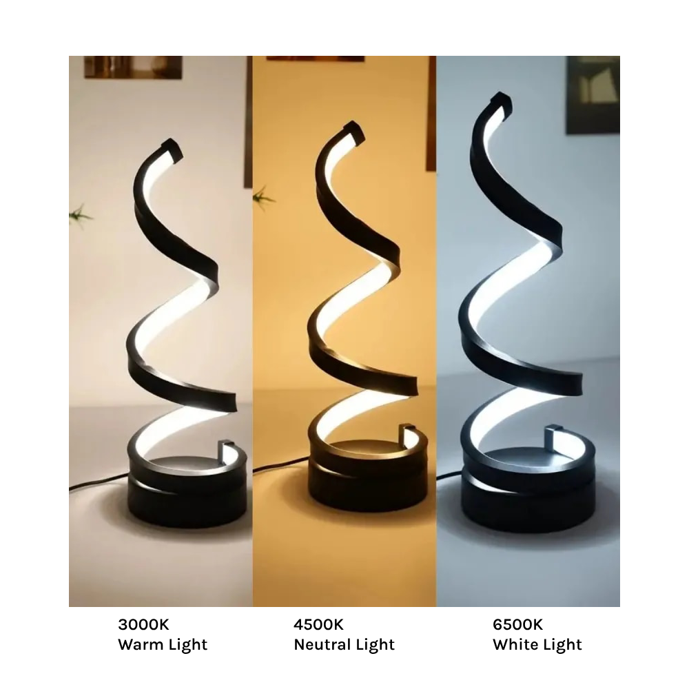 Modern Spiral Led Table Lamp