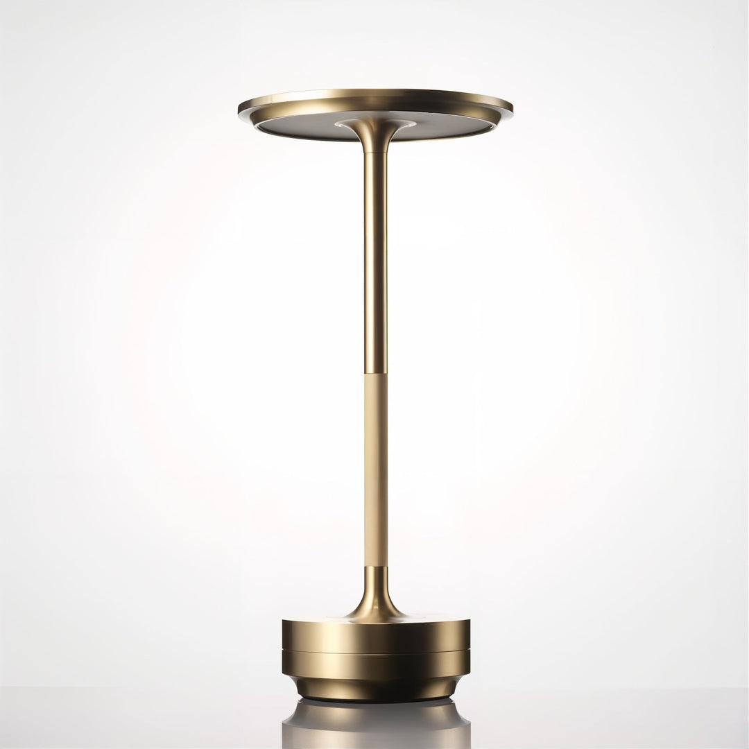 Swedish Nordic LED Table Lamp Gold Color