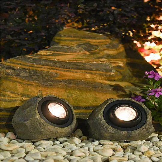 StoneSolar Light - Stone Sun Panel Lights